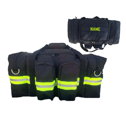 Firefighter Personalized Station Duffle Gym Bag