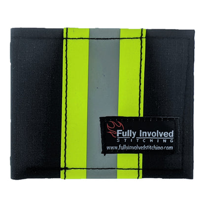 Firefighter Personalized BLACK Captain Wallet