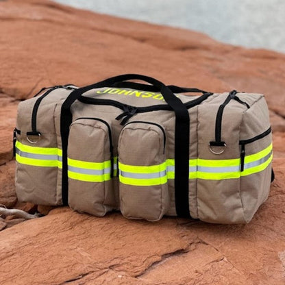 Firefighter Personalized Station Duffle Gym Bag